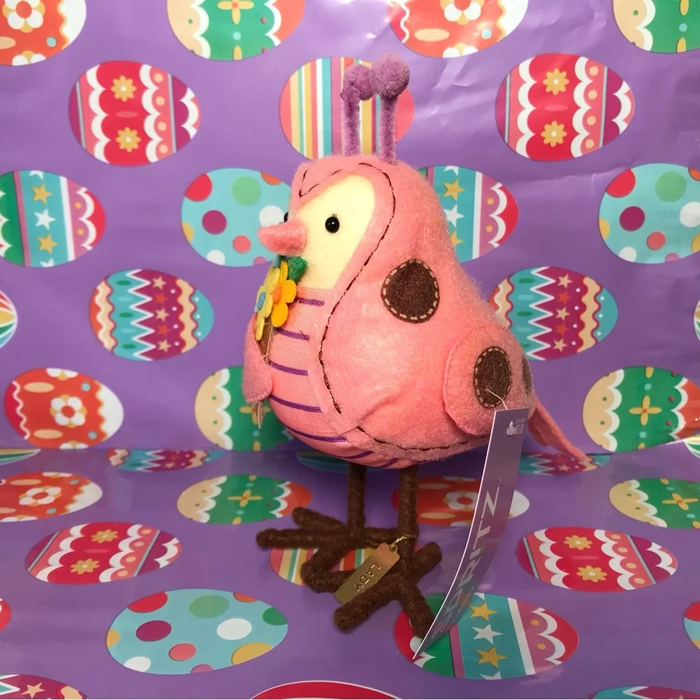 Target Spritz 2024 LADY Pink Butterfly Easter Bird Felt Spring ~ NEW